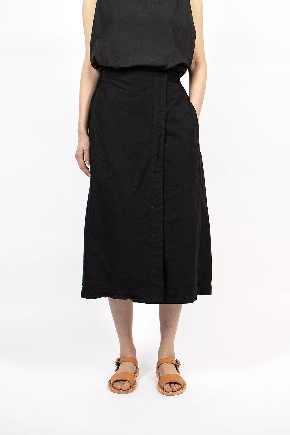 32_21 Wrap Skirt CC Black