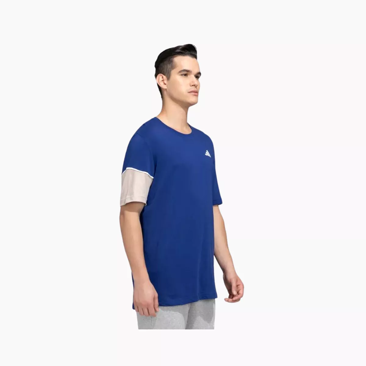 Adidas Clubhouse Men Tennis T-shirt -Victory Blue/Wonder Quartz