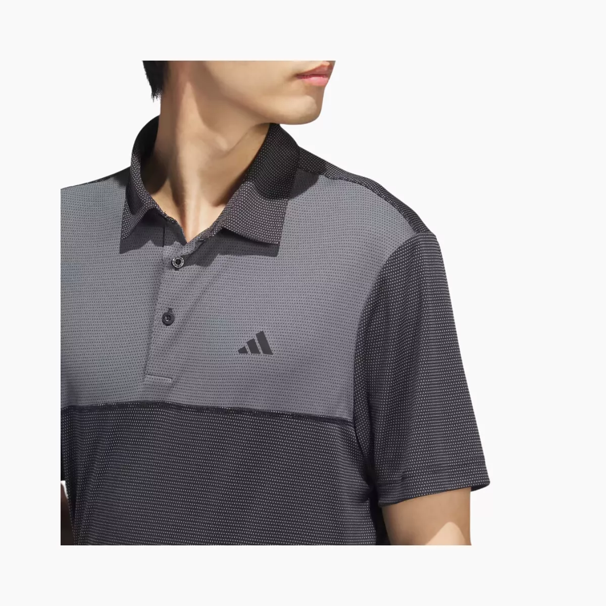 Adidas Core Colorblock Men's Golf Polo Shirt -Black