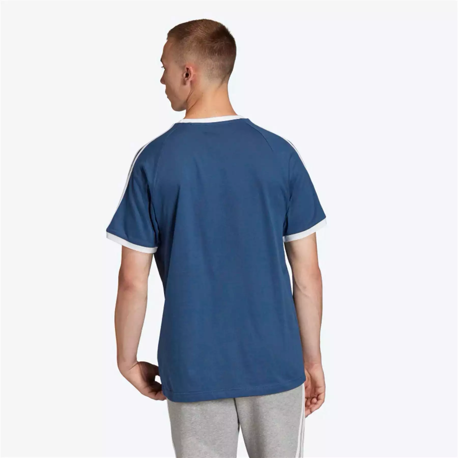 Adidas Men's 3 Stripe Trefoil T-Shirt FM3772