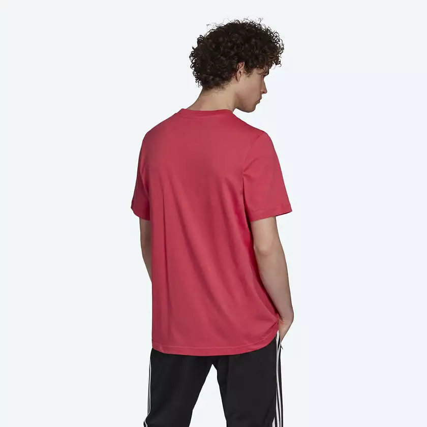 Adidas Originals Men's Size Medium Trefoil Logo Tee - Pink