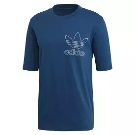 adidas Originals Men's Trefoil Outline T-Shirt - Legend Marine