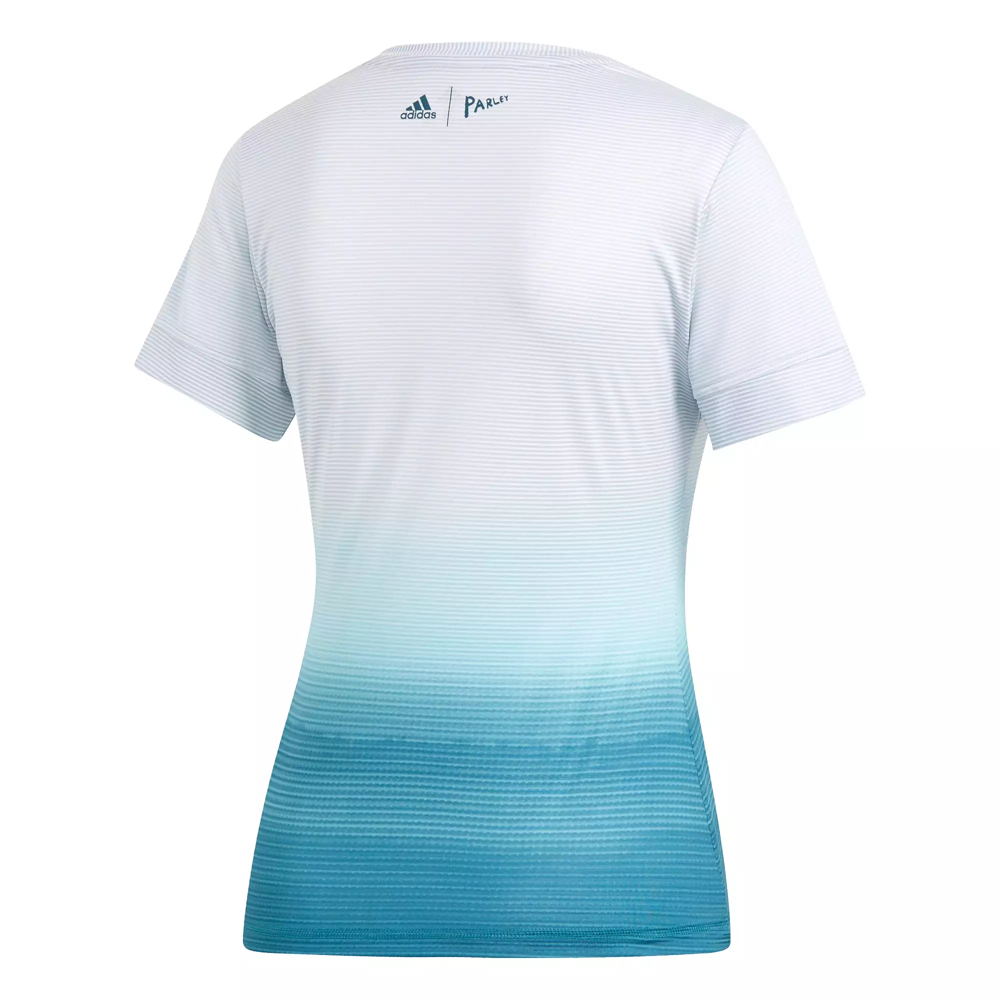 adidas Women's T-shirt - Parley White/Blue DP0270