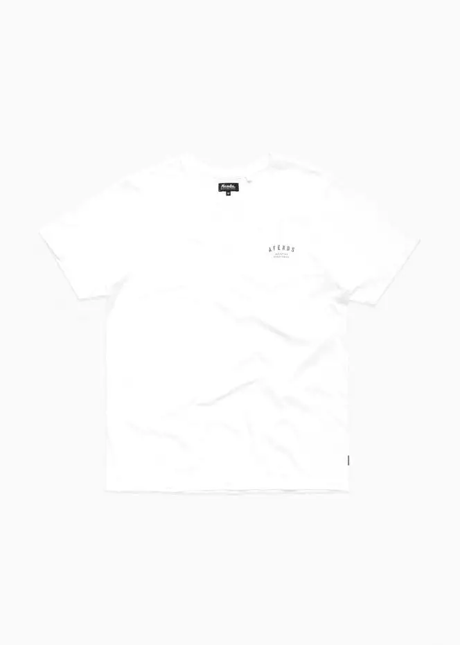 Afends Men's Standard Issue Standard Fit Tee White M191009