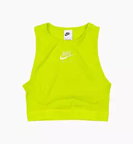 Air Ribbed Tank Top Womens Sleeveless Shirt - Green