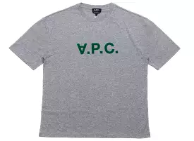 A.P.C. VPC Color H T-Shirt in Grey/Green