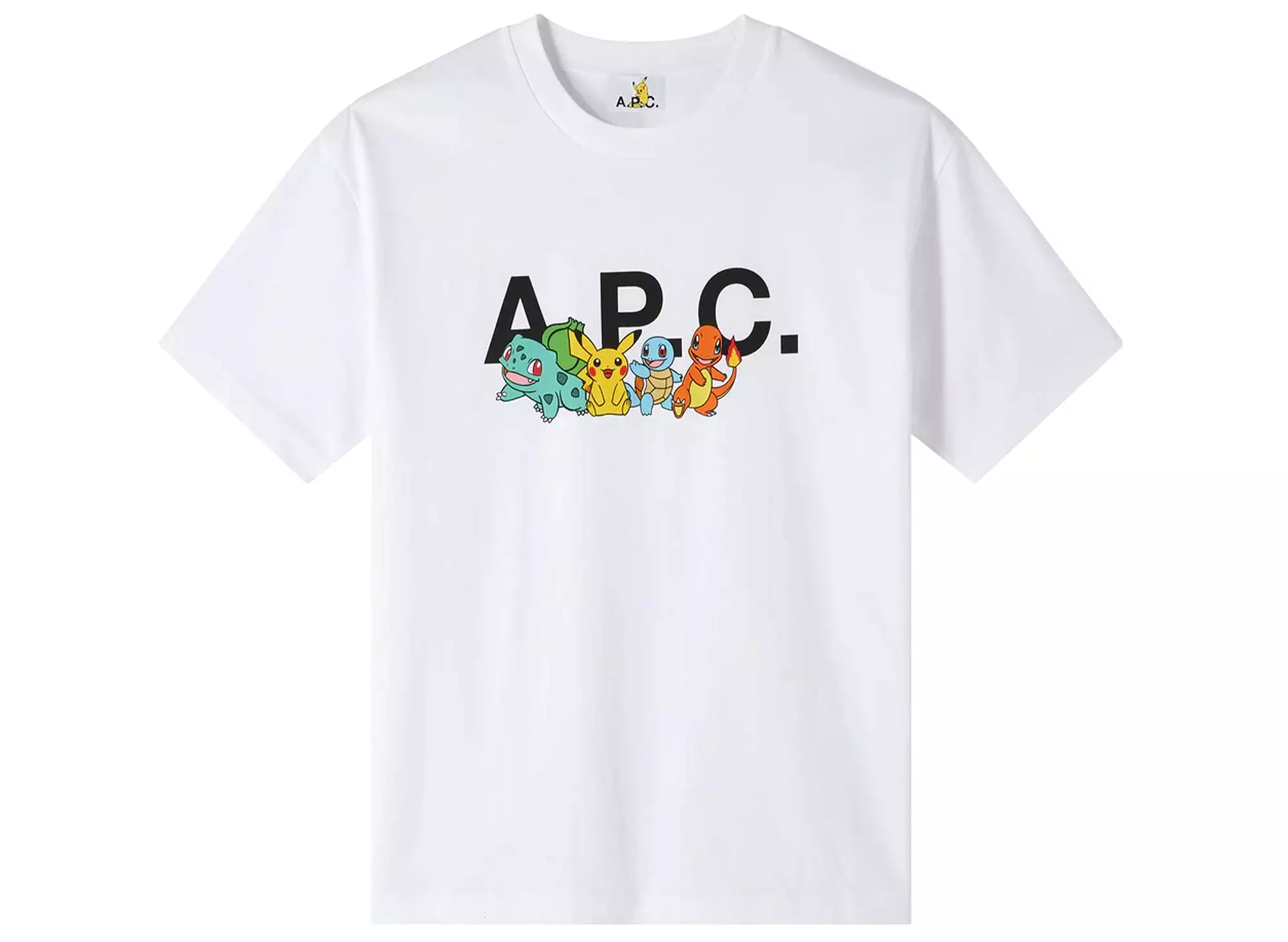 A.P.C. x Pokemon The Crew H T-Shirt in White