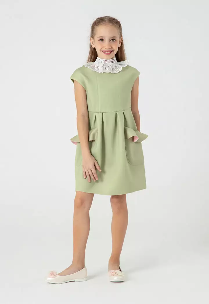 Boat Neck Cap Sleeve Neoprene Dress