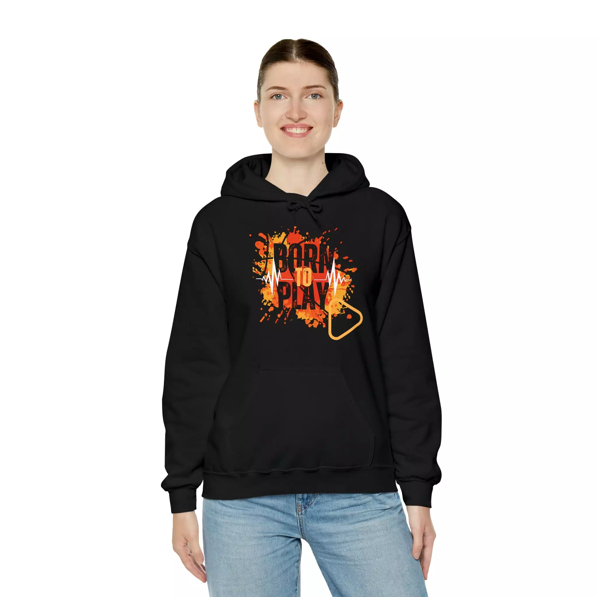 Born To play - Unisex Heavy Blend Hooded Sweatshirt