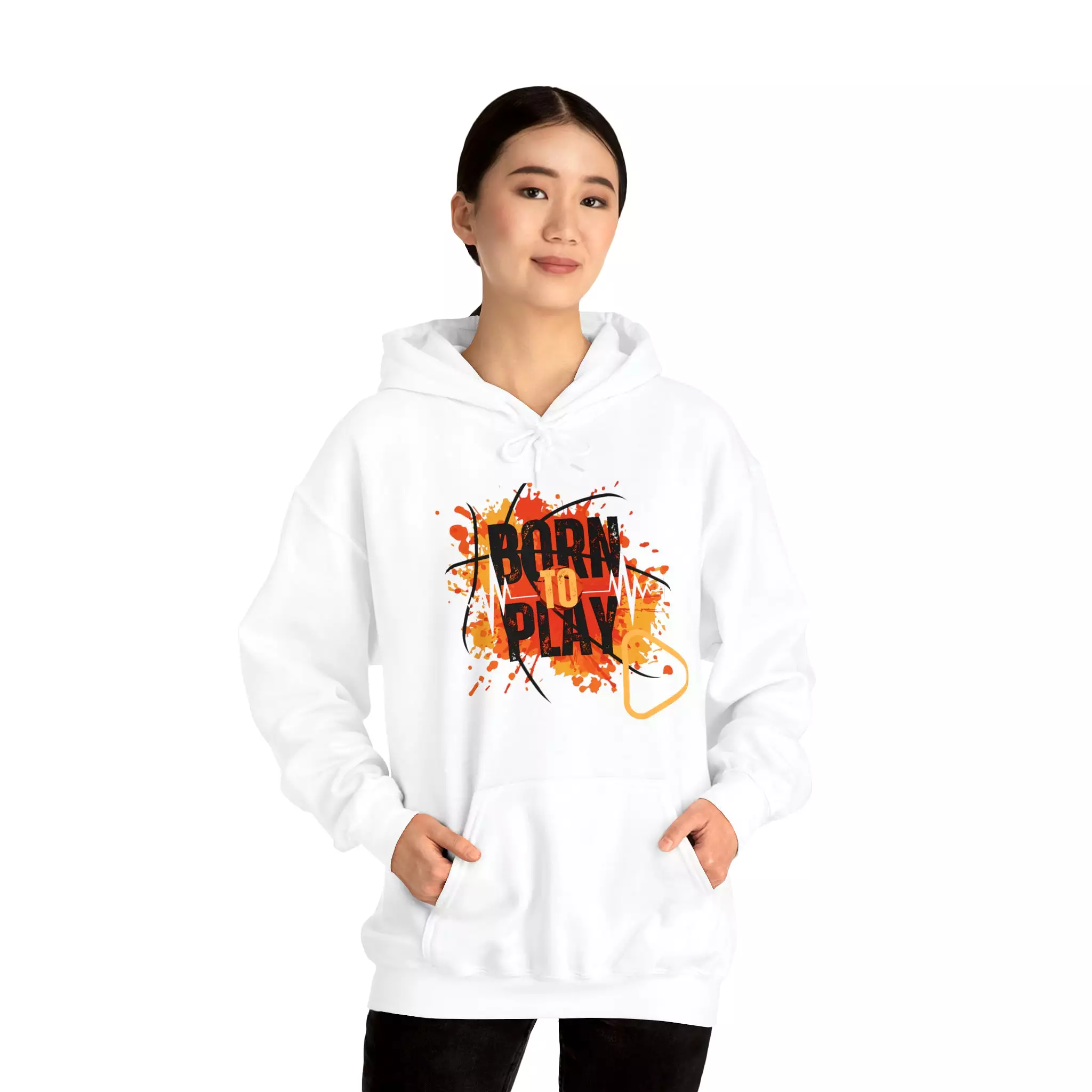 Born To play - Unisex Heavy Blend Hooded Sweatshirt