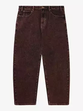 Butter Goods Applique Denim Jeans - Acid Brown