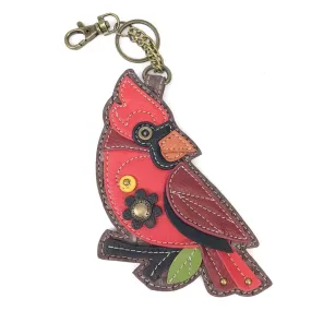 Cardinal Coin Purse and Key Chain