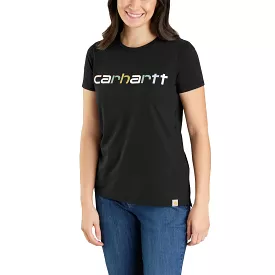 'Carhartt' Women's Lightweight Logo Graphic T-Shirt - Black