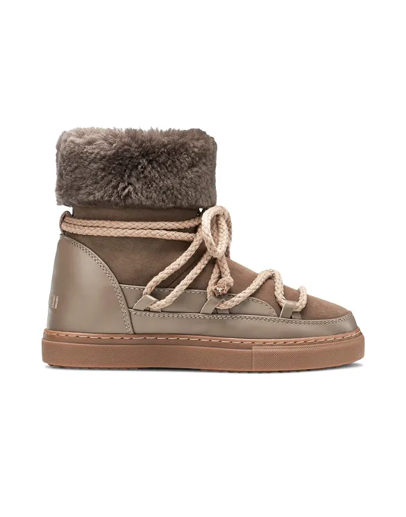 Classic High Taupe Winter Boots | Inuikii Luxury Footwear