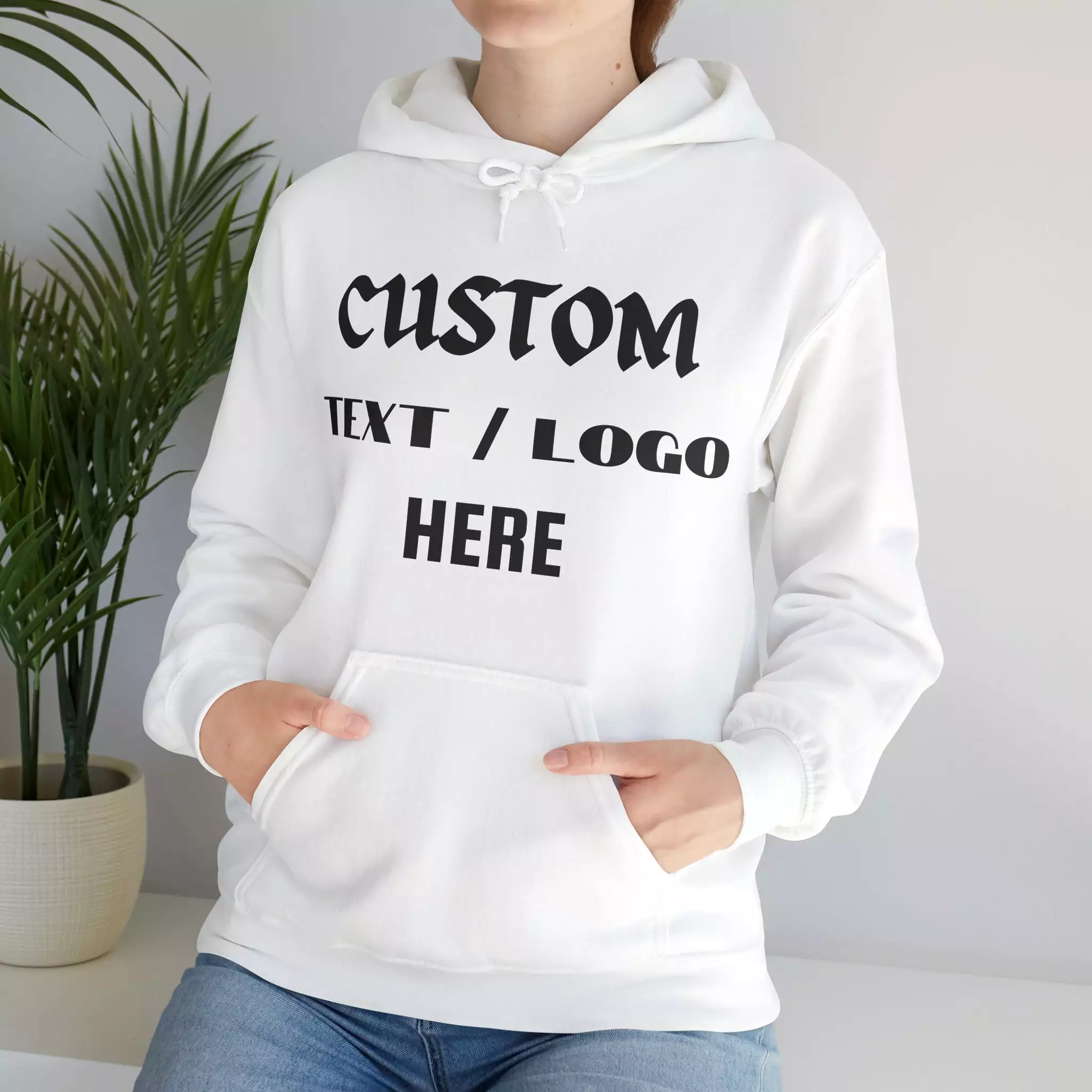 Custom Text Hoodie, Personalized Text Hoodie, Your Design, Your Photo Hoodie, Personalized Gift, Add Your Own Text, Custom Logo 