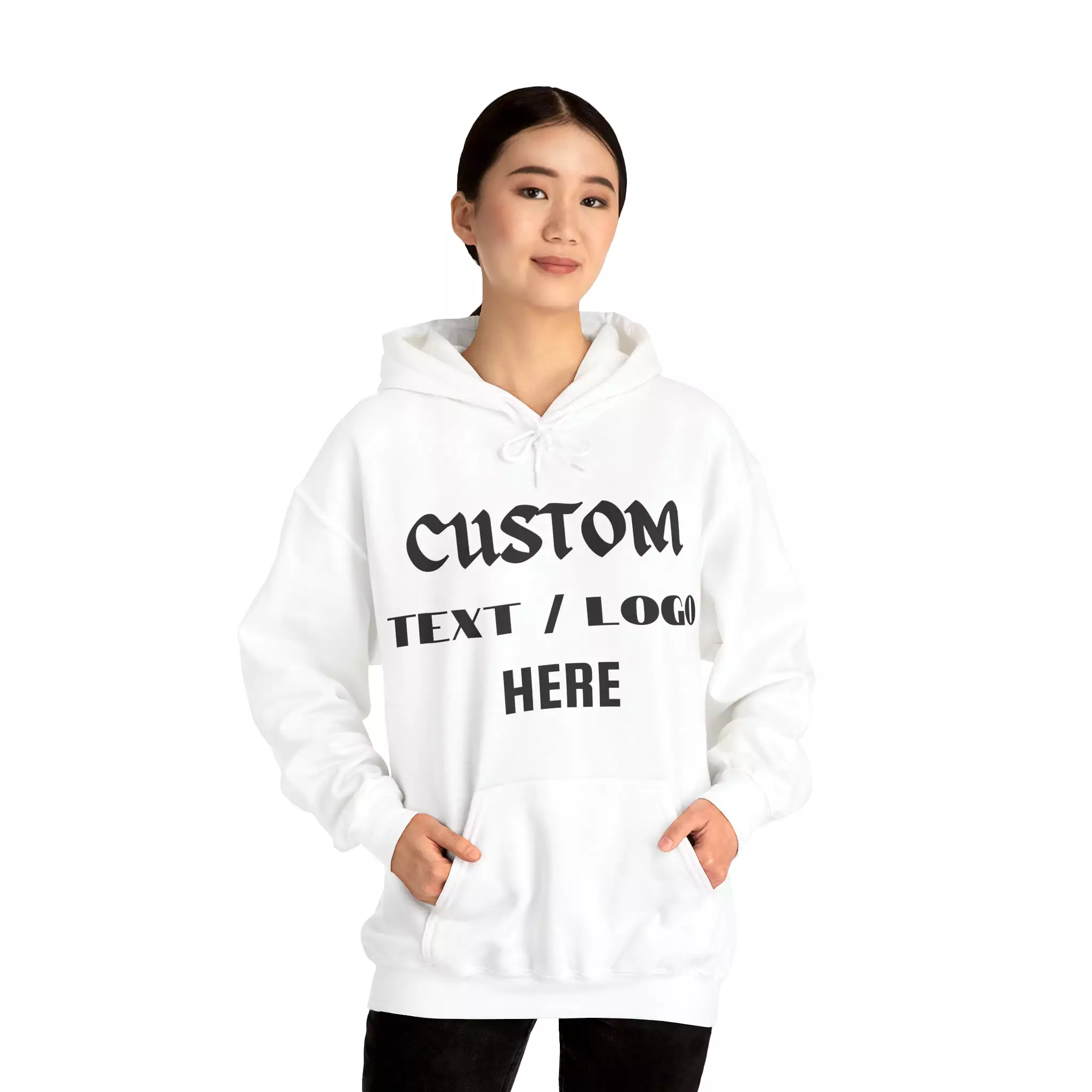 Custom Text Hoodie, Personalized Text Hoodie, Your Design, Your Photo Hoodie, Personalized Gift, Add Your Own Text, Custom Logo 