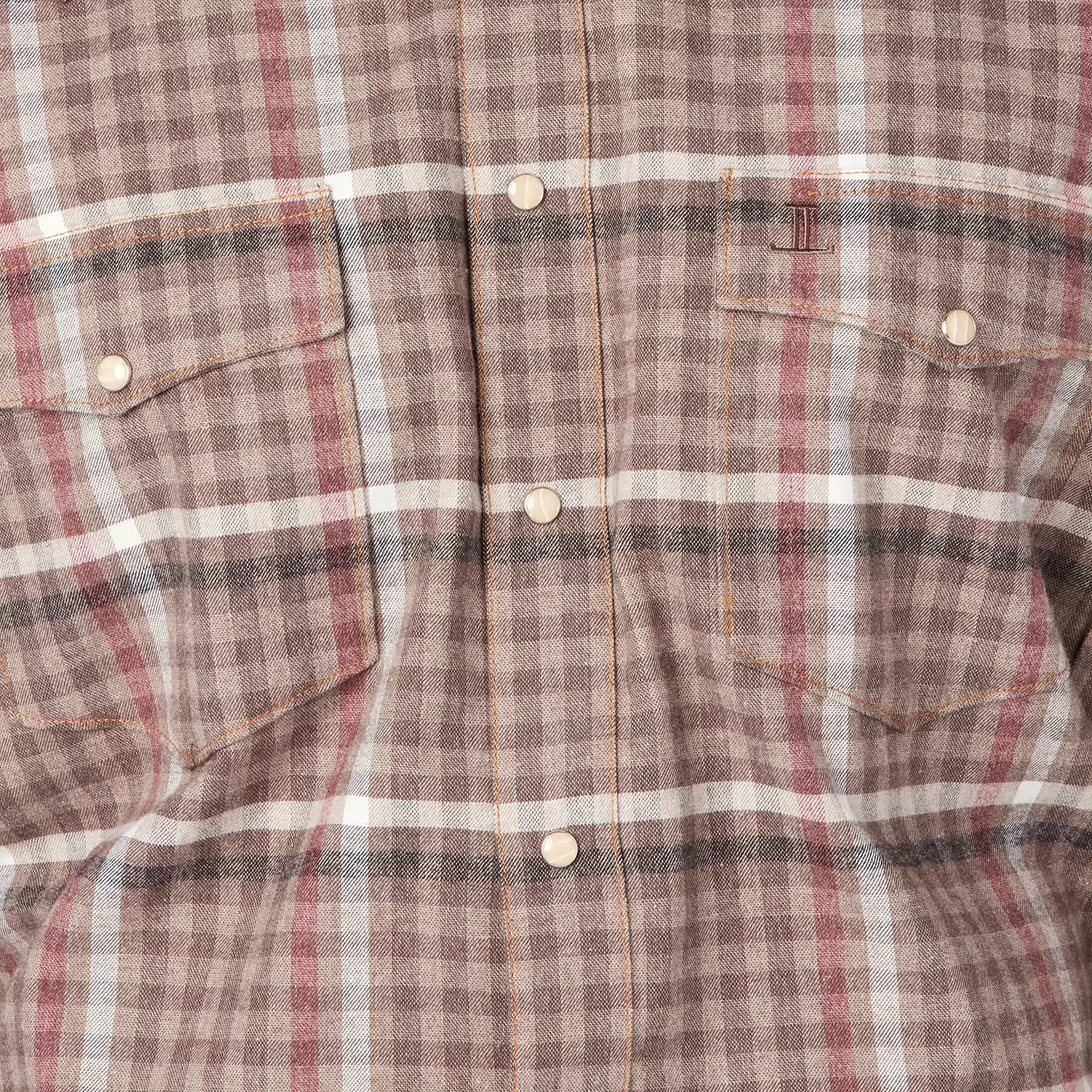 Denver Flannel:: Brown/Burgundy