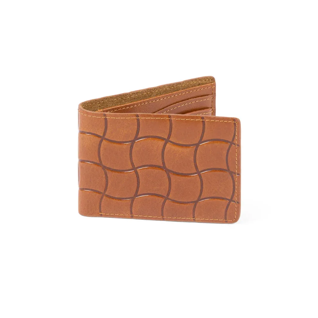 Dime MTL Classic Quilted Leather Wallet Butterscotch