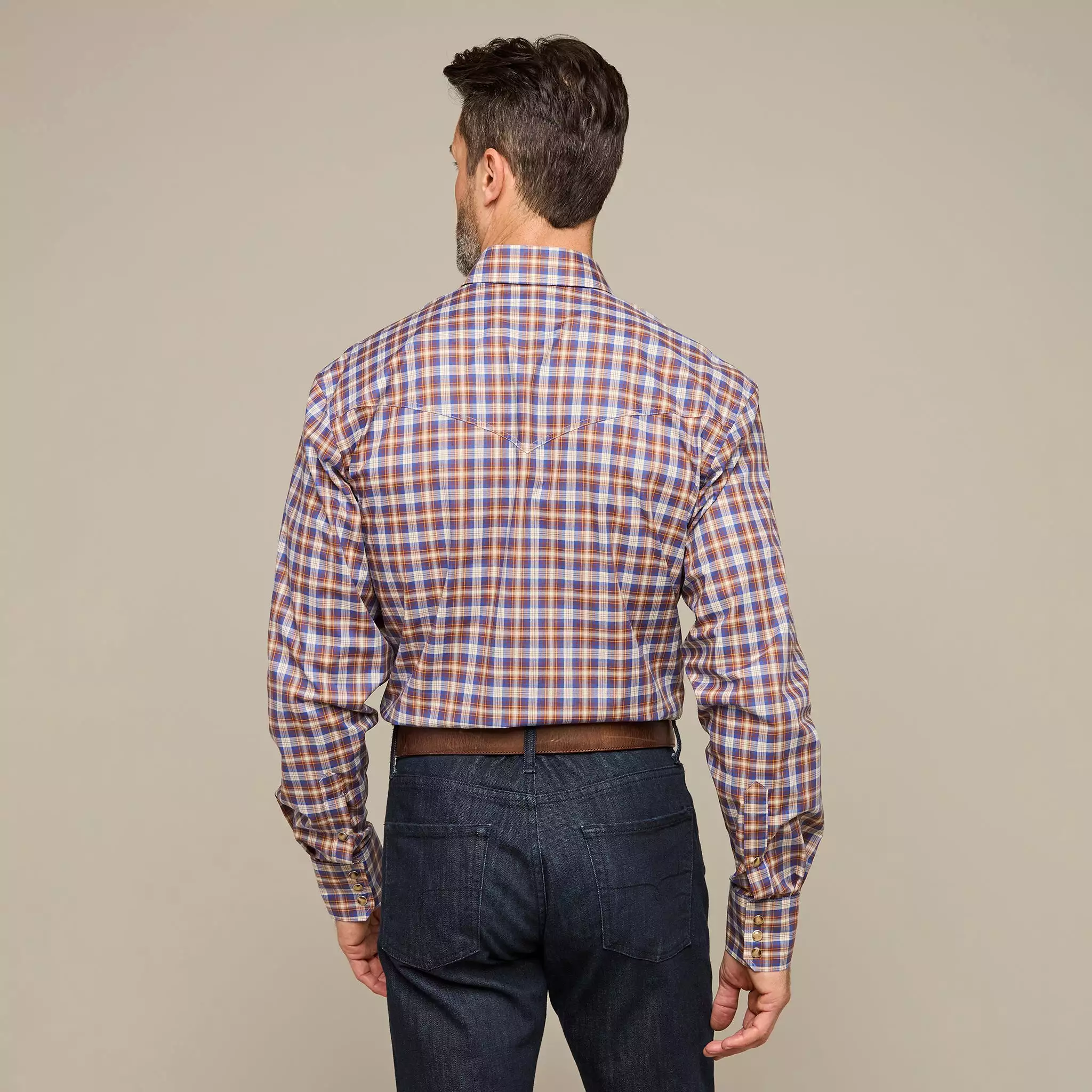 El Paso Plaids :: Blue/Brown Plaid