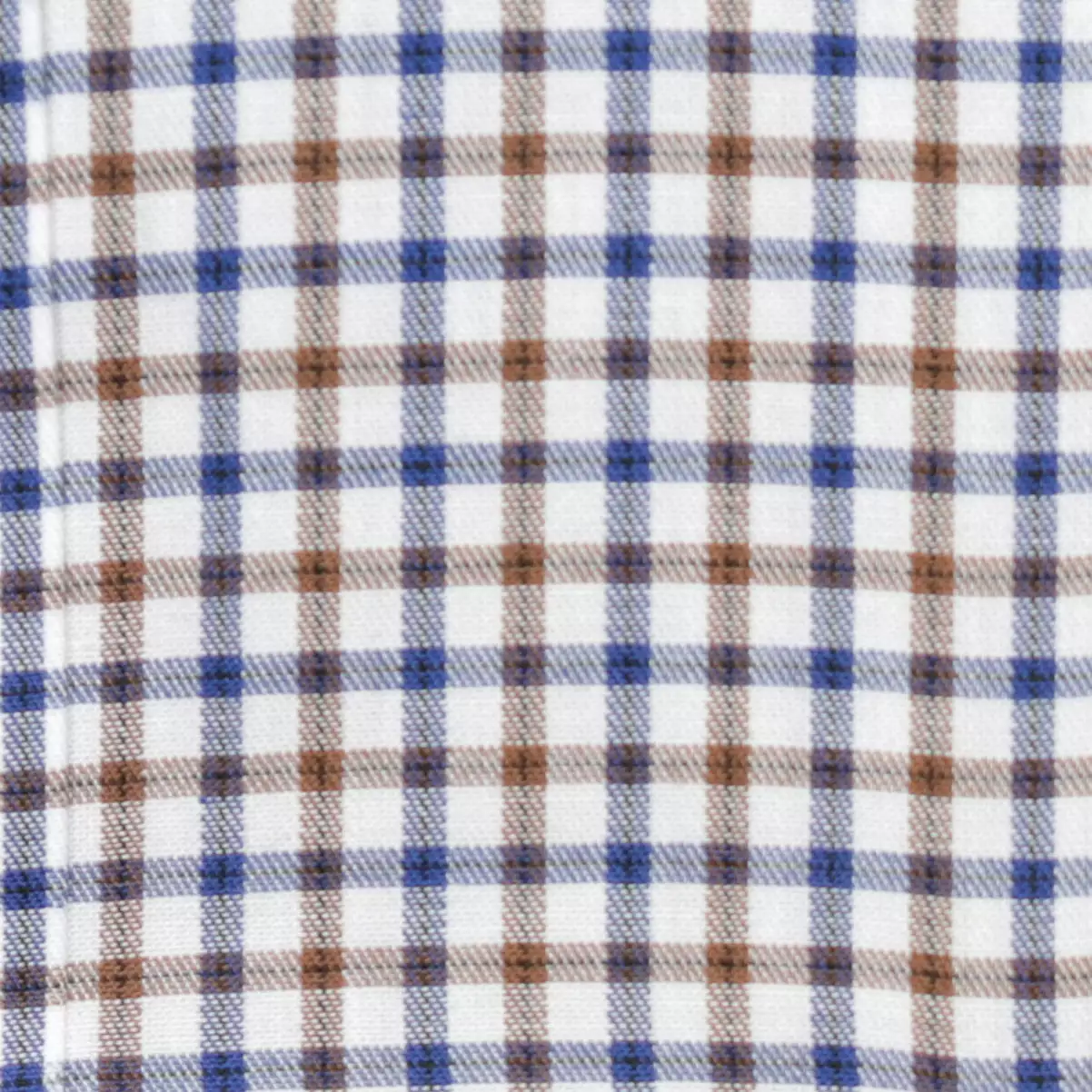 El Paso Plaids :: Navy & Brown Tattersall