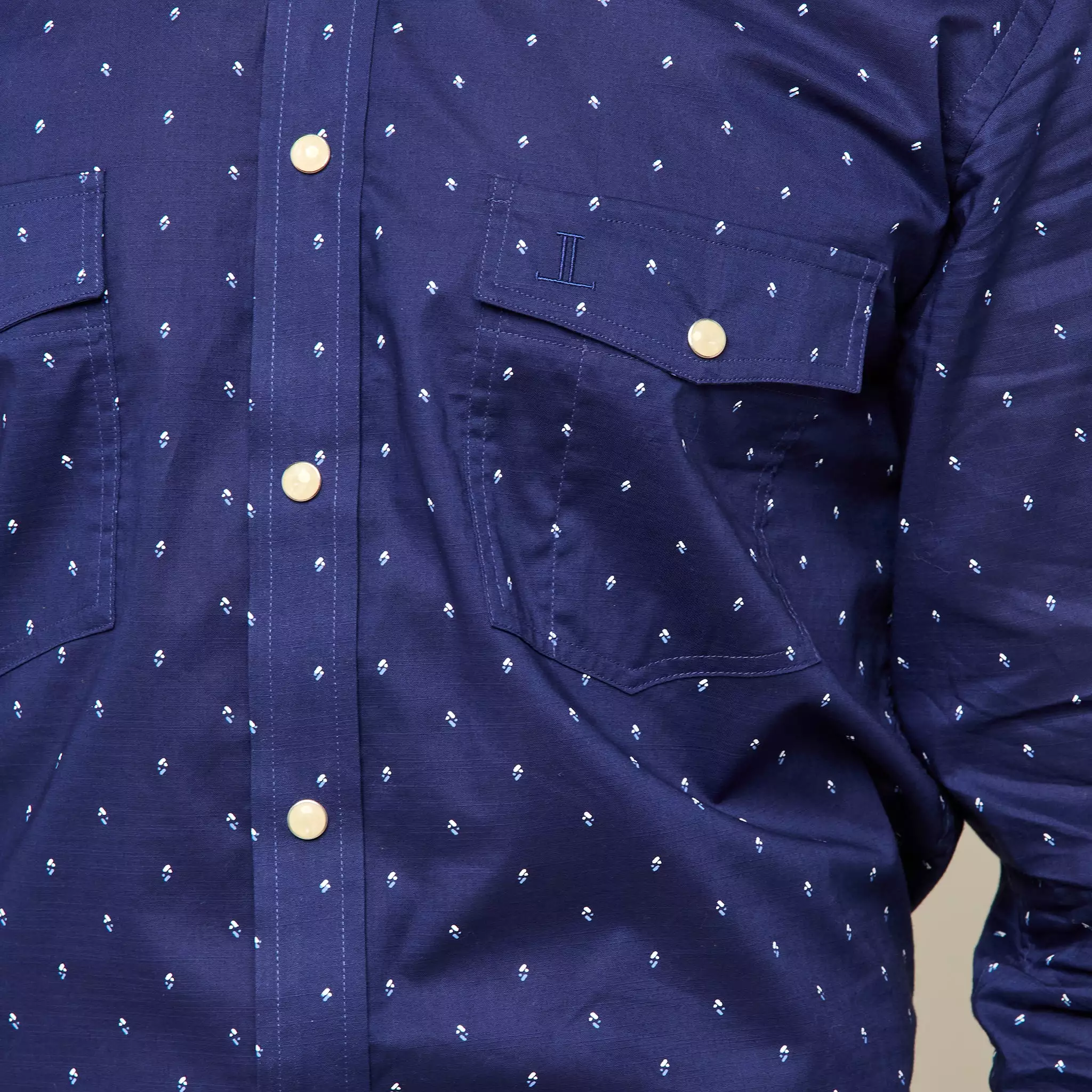 El Paso Prints :: Navy Micro Dot