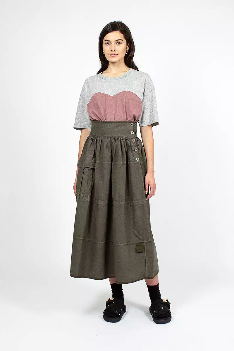 Elevation Mil Olive Skirt