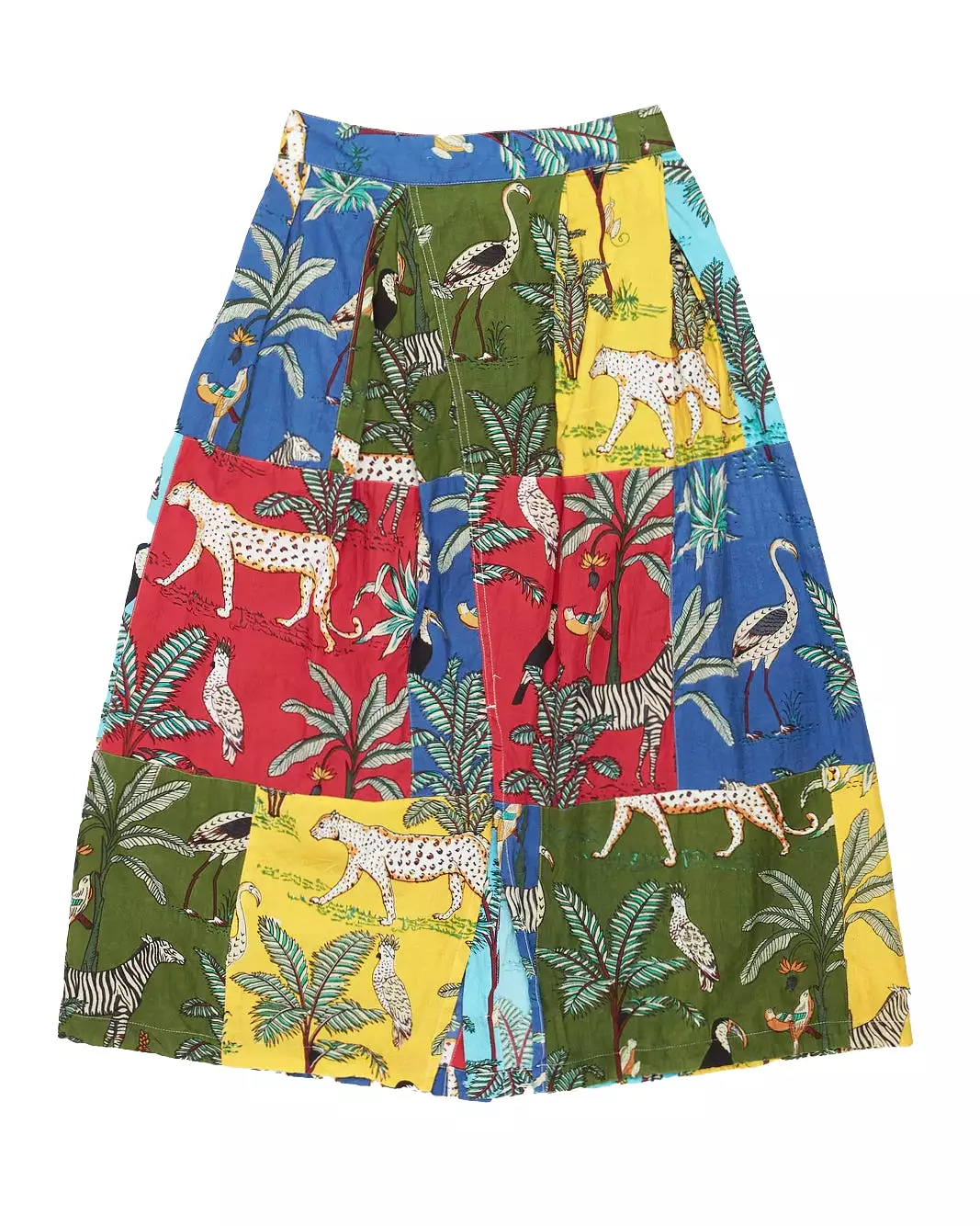 Engineered Garments Multi Color Animal Print Tuck Skirt