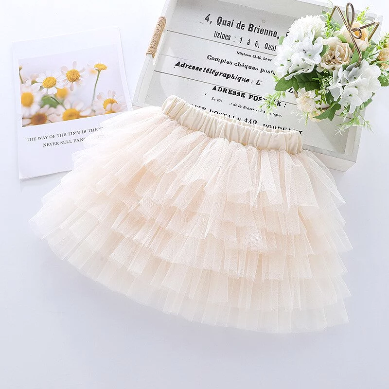 Fluffy Tutu Mesh Skirt