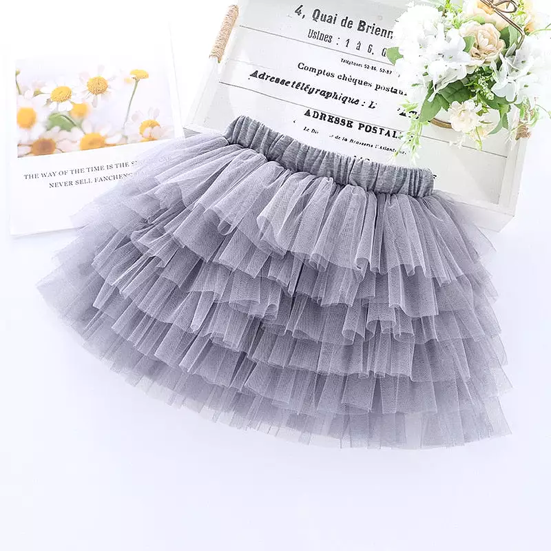 Fluffy Tutu Mesh Skirt