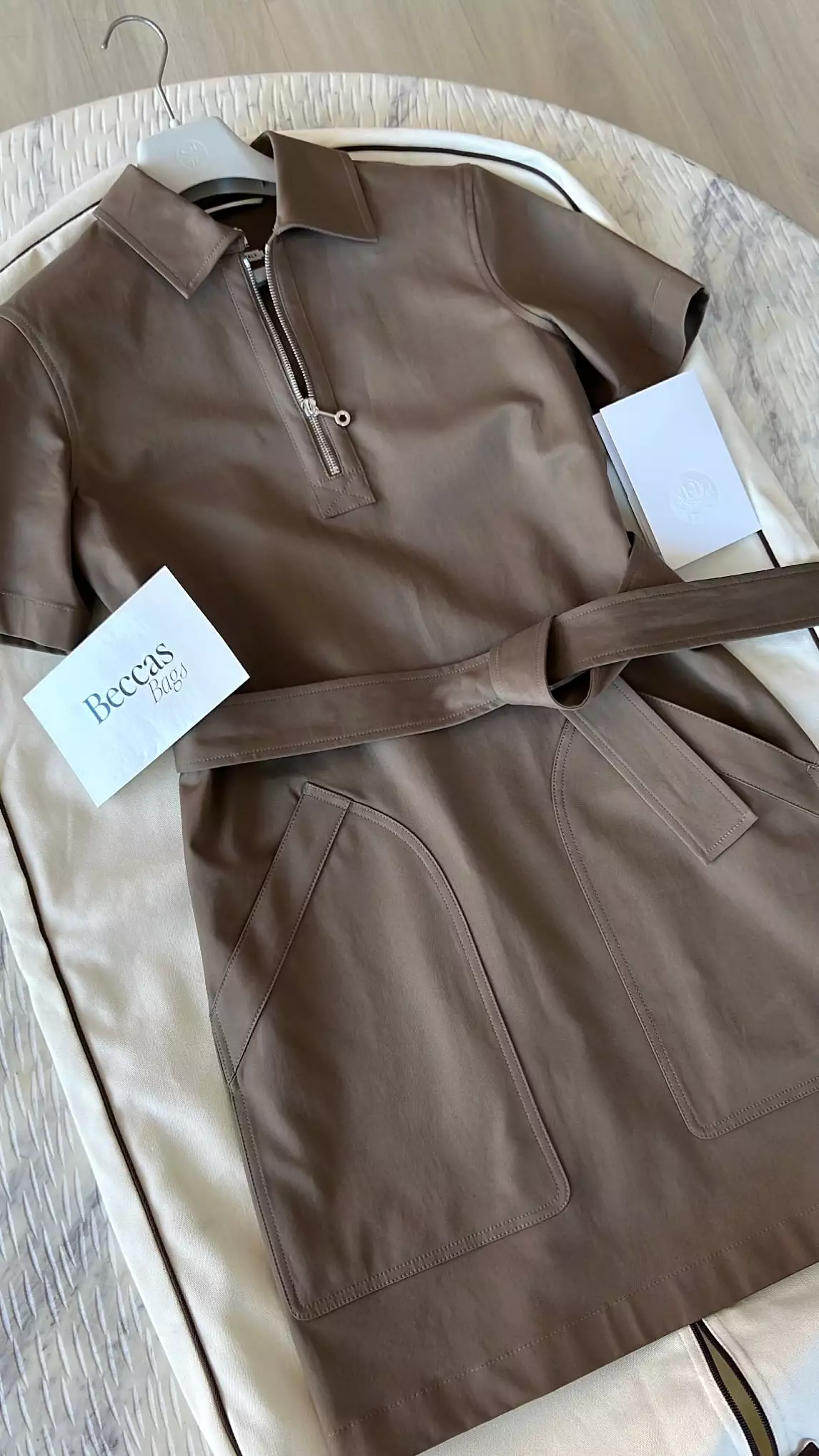 Hermes Belted Dress