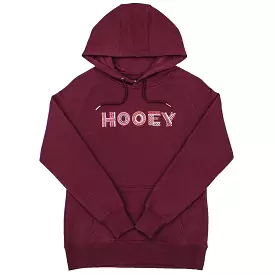 'Hooey' Women's Artisan Hoody - Burgundy