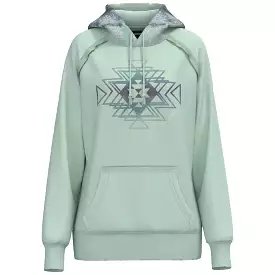 'Hooey' Women's Chaparral Aztec Pattern Hoody - Teal