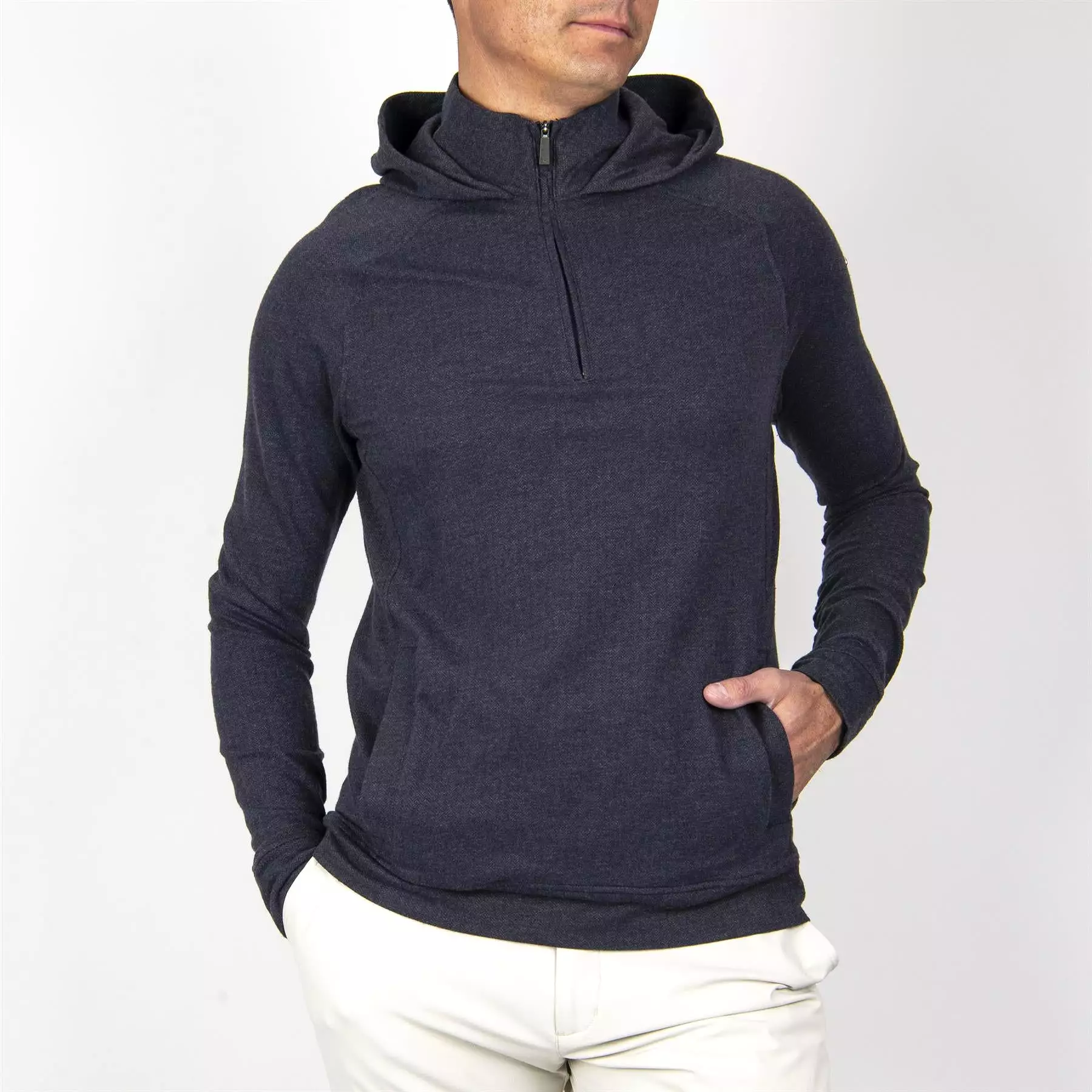 Inverness Cashmere Regular Fit Hoodie Atlanta Blue - 2024