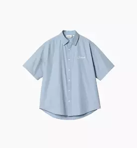 Jaxon Button Up Womens Shirt - Frosted Blue