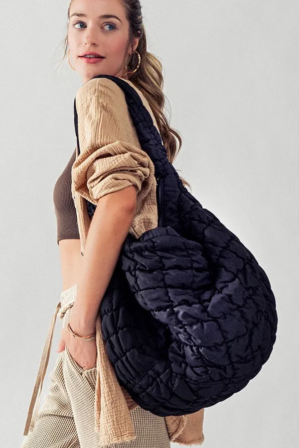 Kate Puff Quilted Shoulder Bag