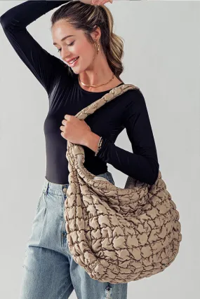 Kate Puff Quilted Shoulder Bag