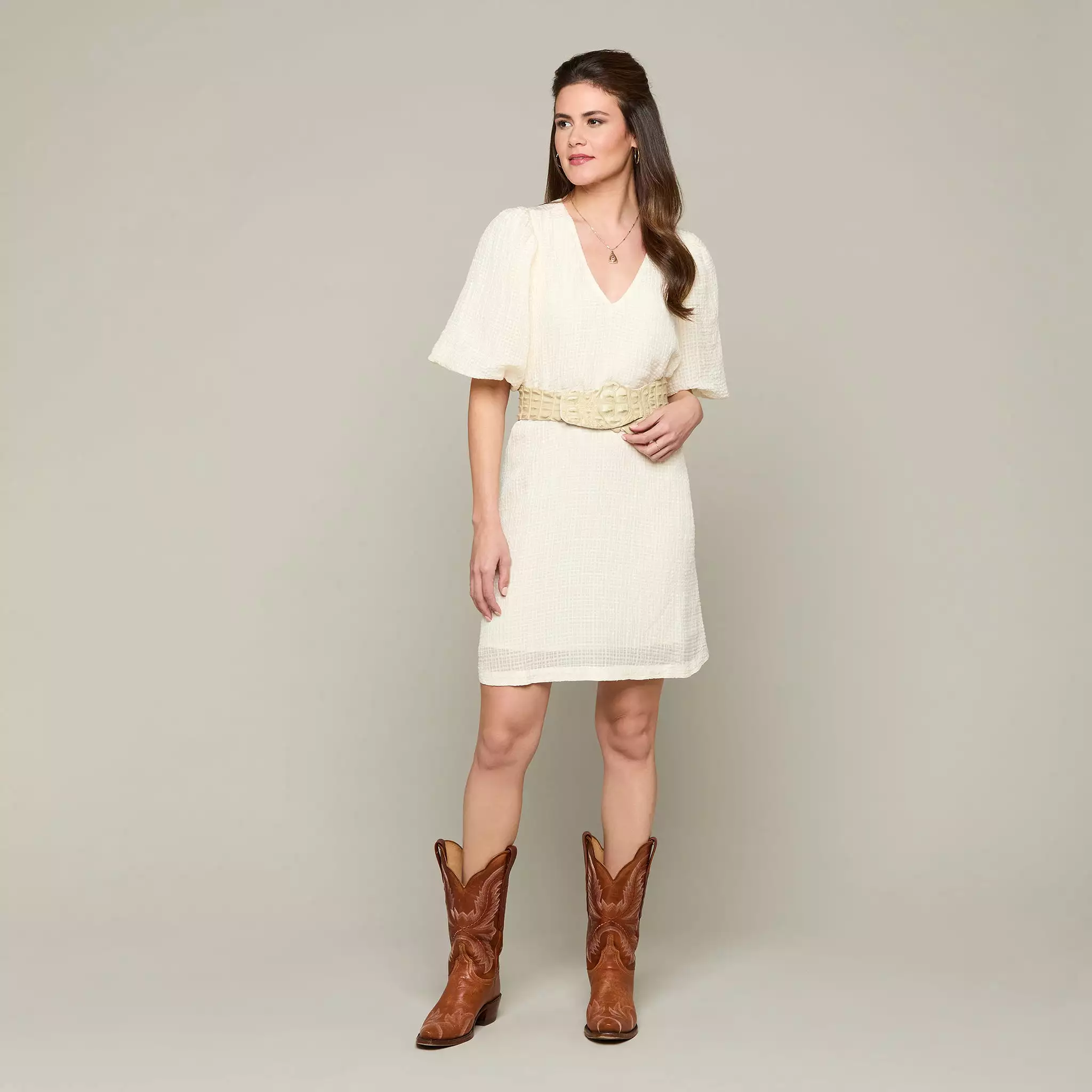 Kenedy Dress :: Off White