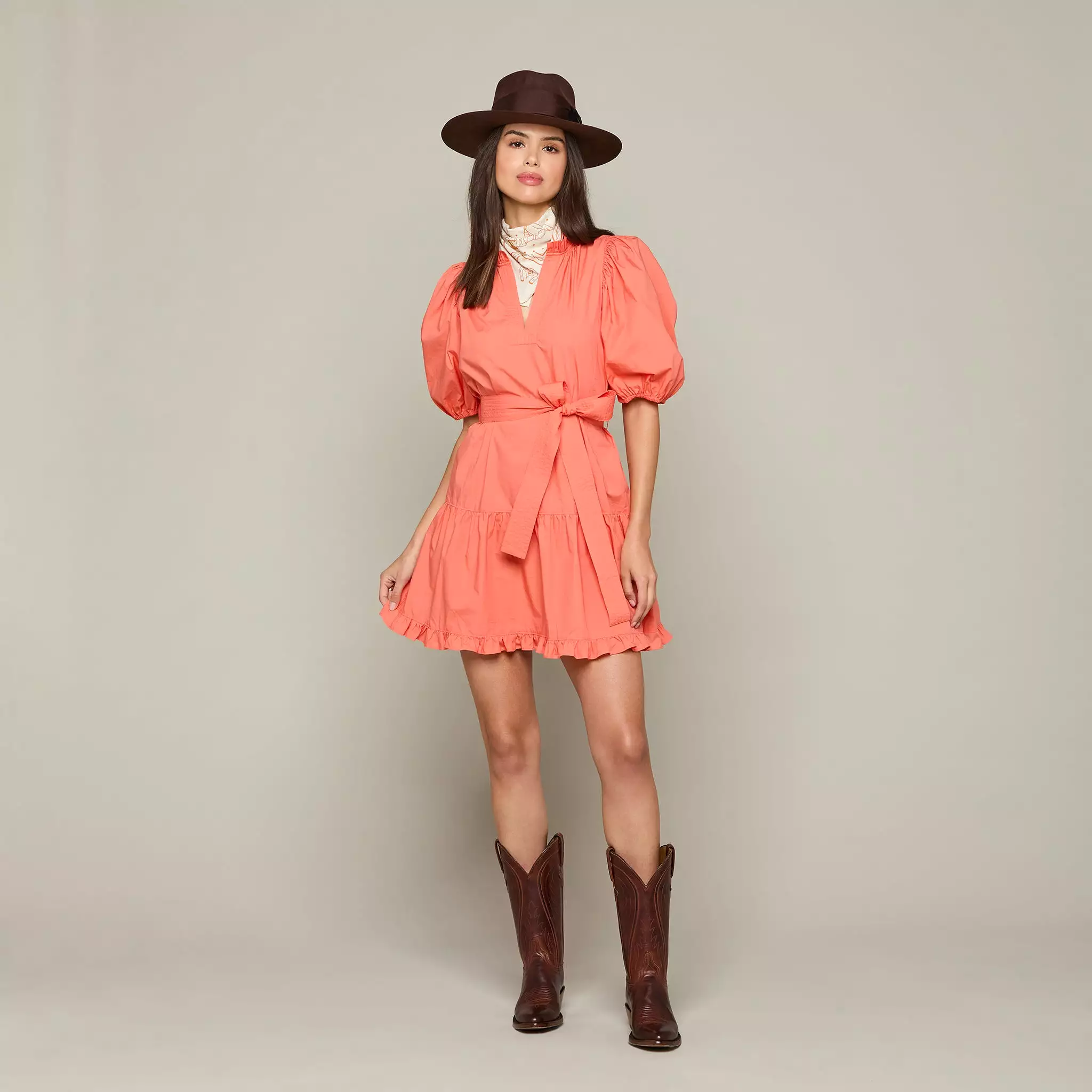 Kenne Dress :: Coral