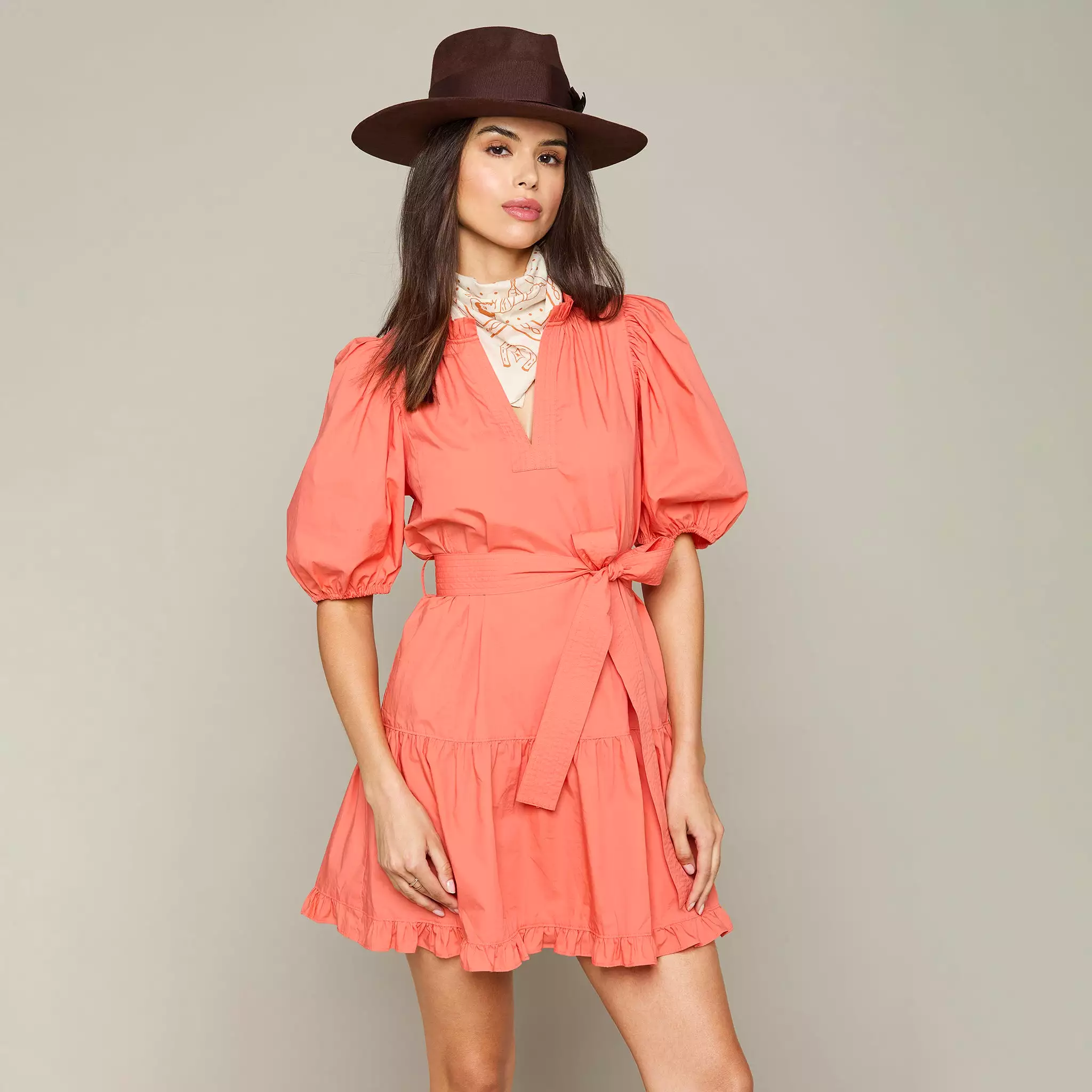 Kenne Dress :: Coral