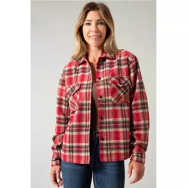 'Kimes Ranch' Women's Spokane Shirt Jacket - Red