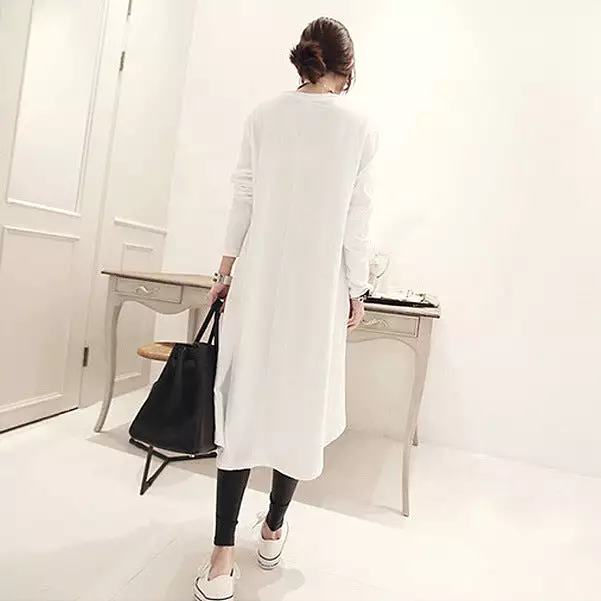 Loose Large Size Long T-Shirt Skirt for Women