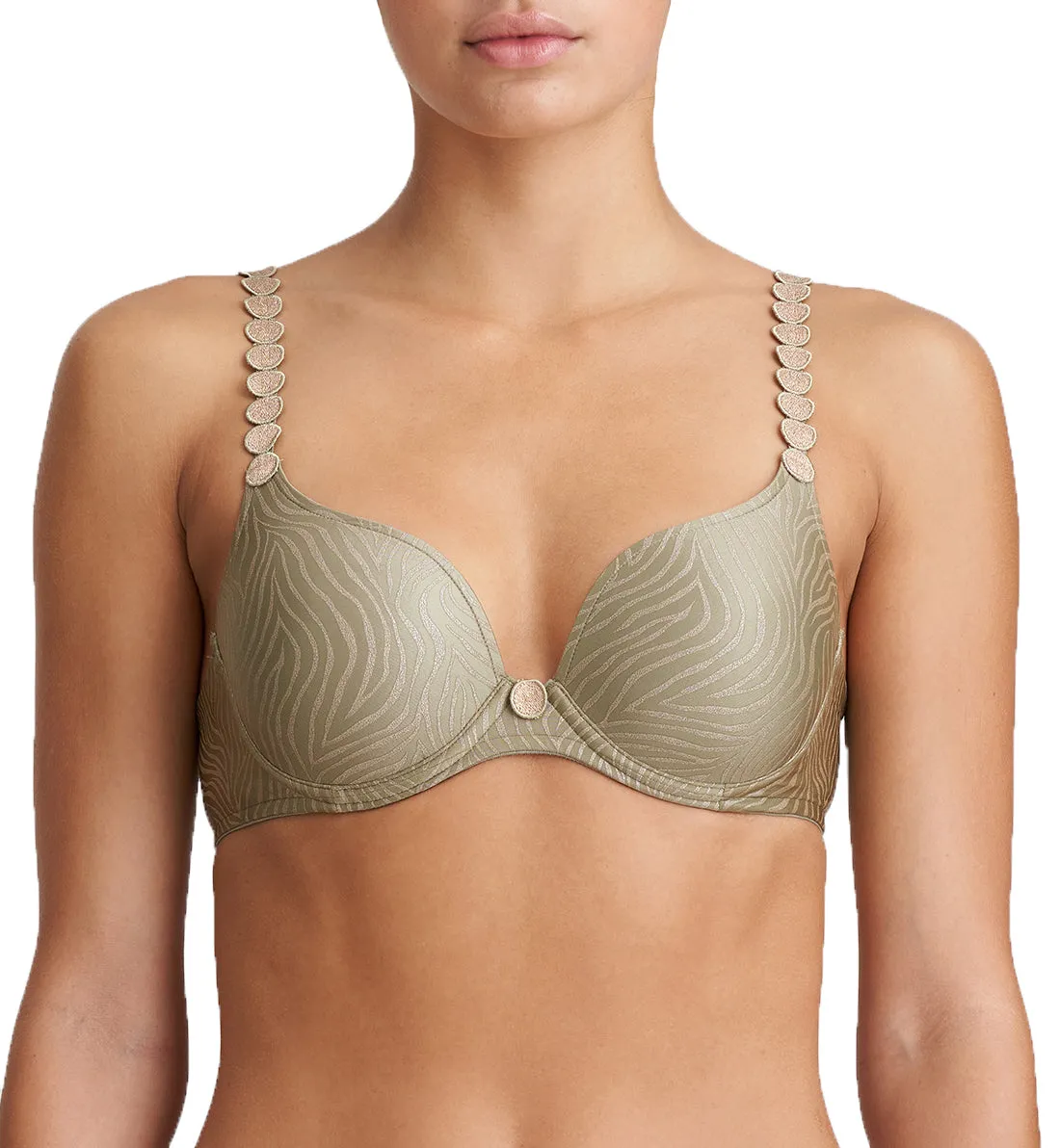 Marie Jo Tom Convertible Seamless Underwire Bra (0120826) - Golden Olive