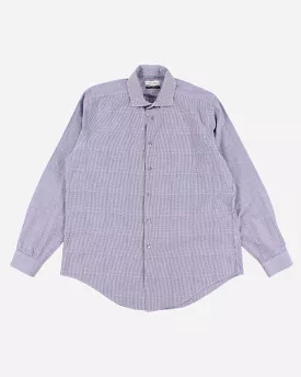 Men's Calvin Klein Blue Checked Button Up Shirt - M