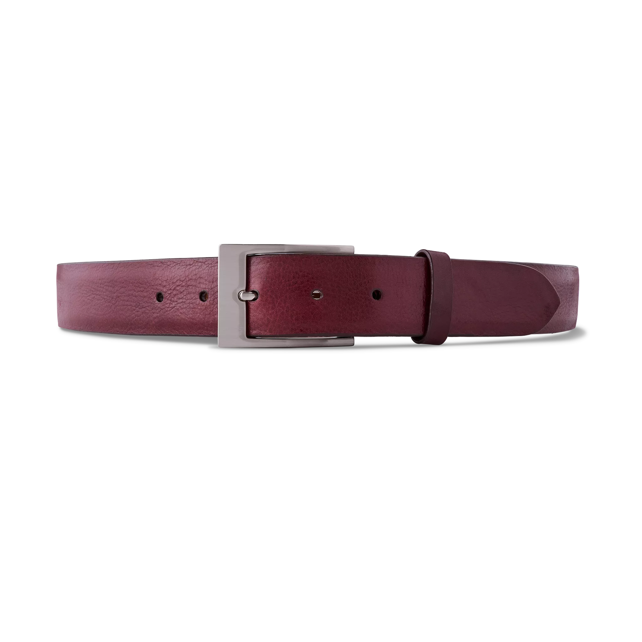 Mens Dress Belt :: Burgundy