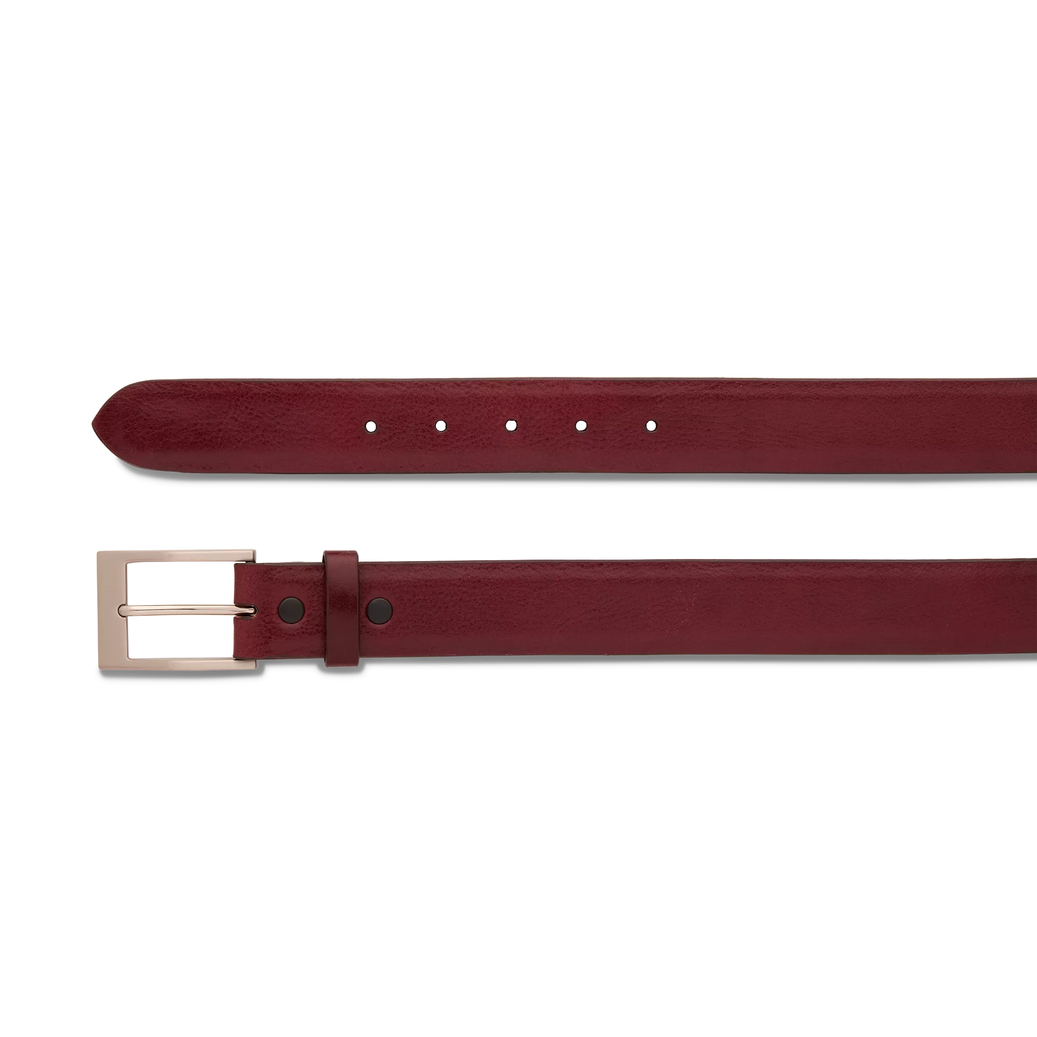 Mens Dress Belt :: Burgundy