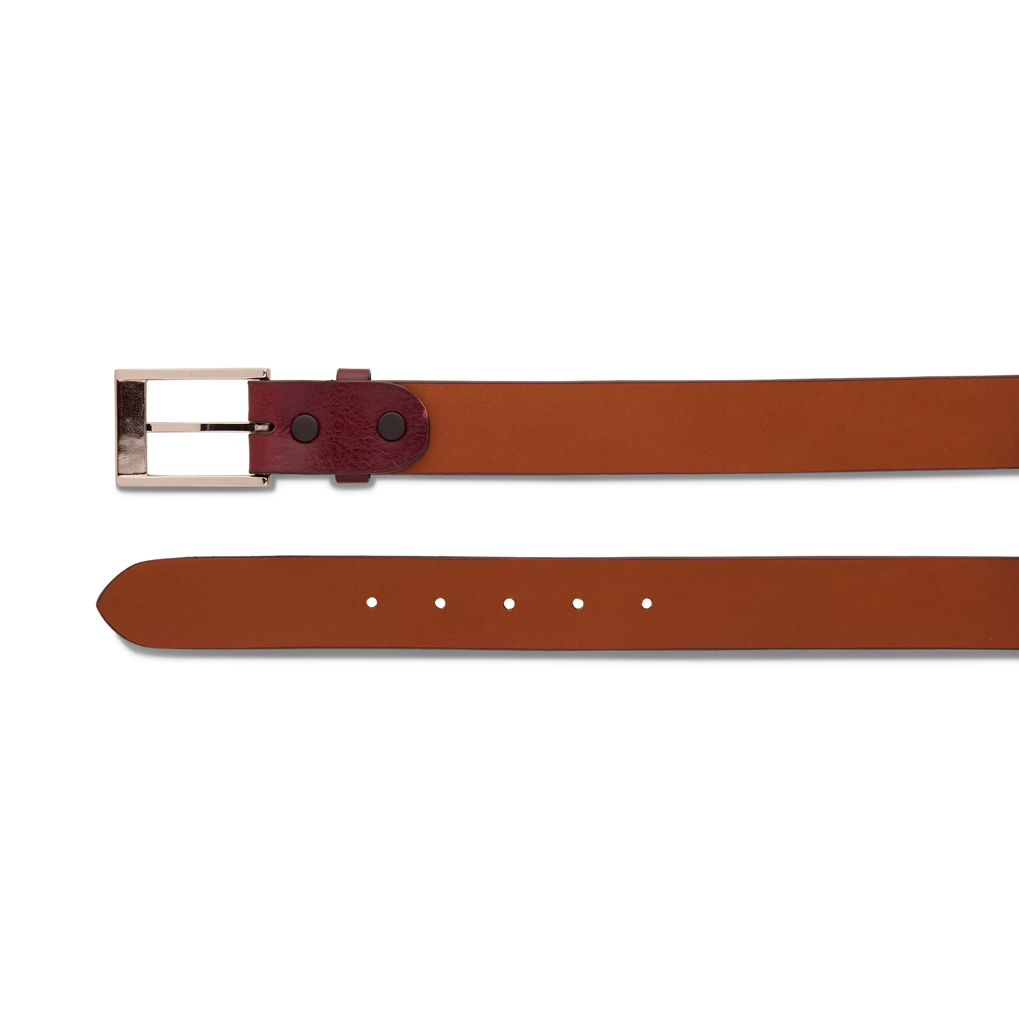 Mens Dress Belt :: Burgundy