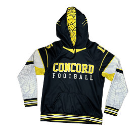 Men's•Ramco Apparel• Team Hoody-Concord Football Blk/Gold/Wht Spyder Medium