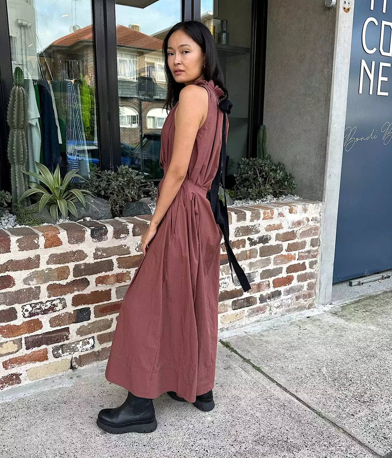 MINA MAXI DRESS- PLUM