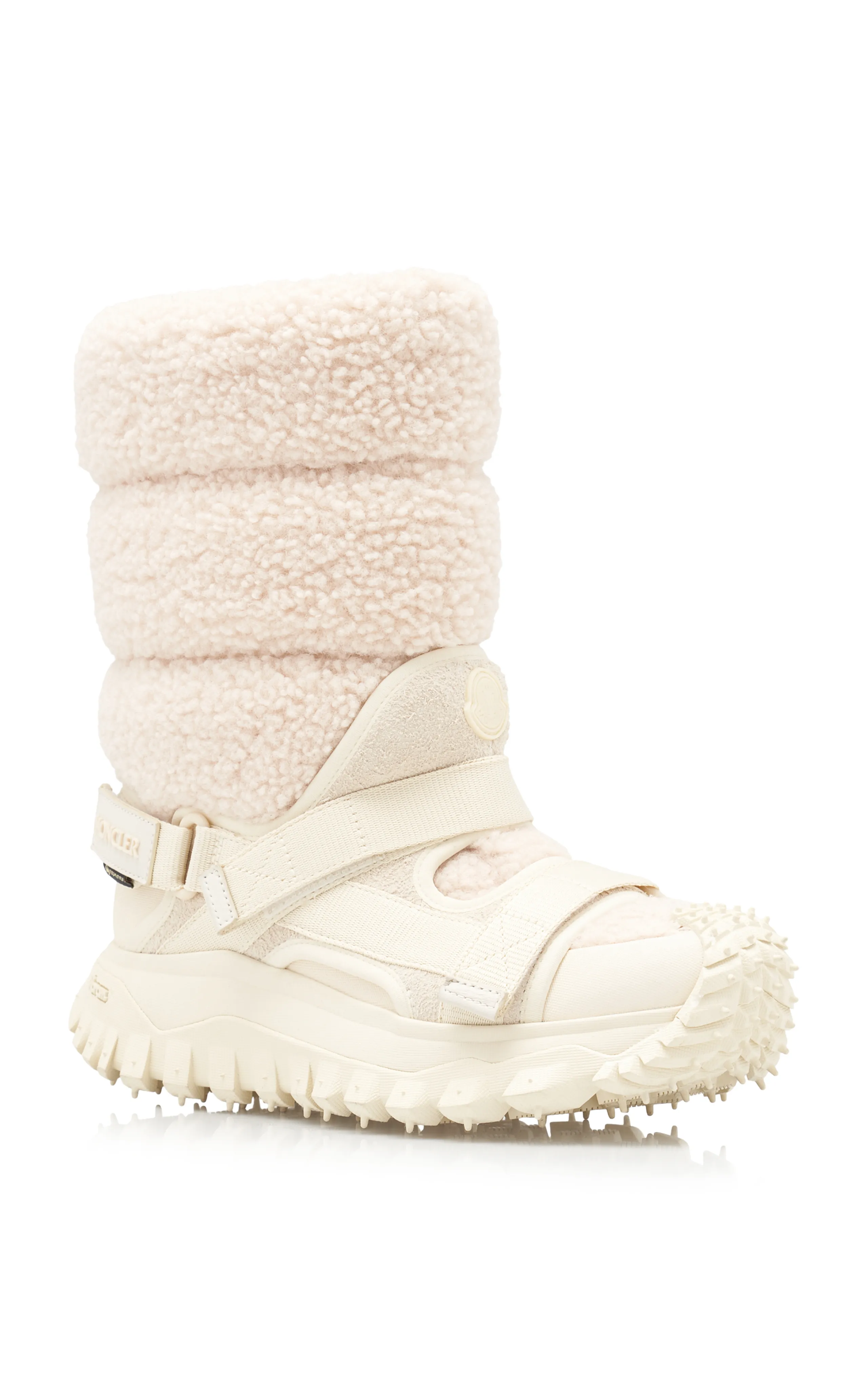 Moncler Trailgrip Eco-Shearling Ankle Boots