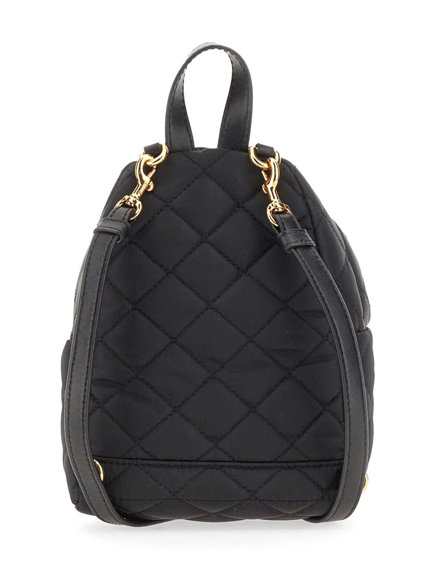 MOSCHINO    QUILTED NYLON BACKPACK WITH LOGO